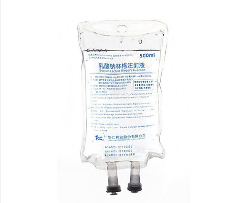 Liquide médical 12cm sacs d'infusion de PVC de 0,36 millimètres non