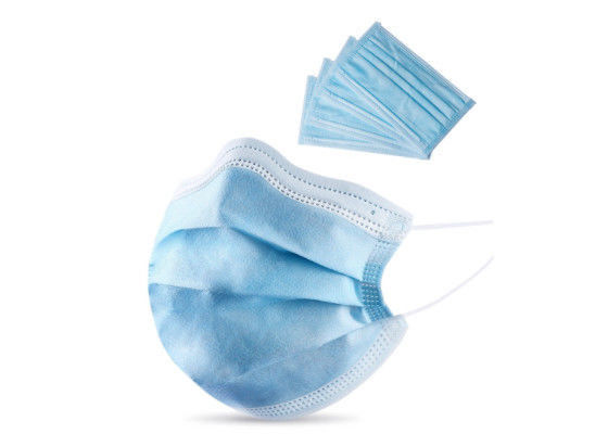 Le latex non-tissé bleu Earloop libre de pp des masques protecteurs