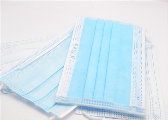 Masque jetable d'enfant antigrippal libre non irritant de latex