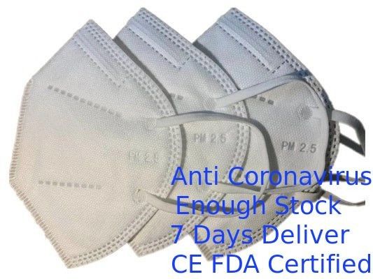 Masque protecteur non tissé élastique d'Earloop BFE99 KN95