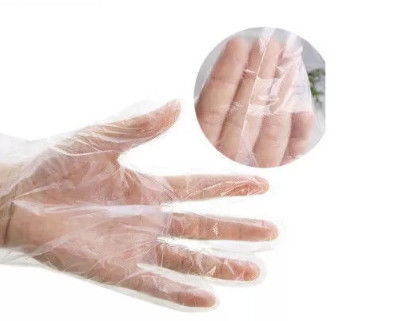 Gants jetables de relief de main de la manipulation des aliments 0.01mm