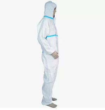 Costume jetable non-tissé de corps d'isolement respirable