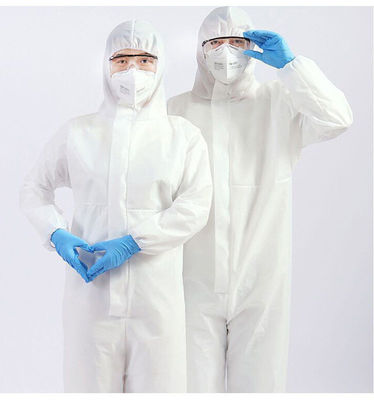 Tenue de protection jetable résistante liquide de douille raglane