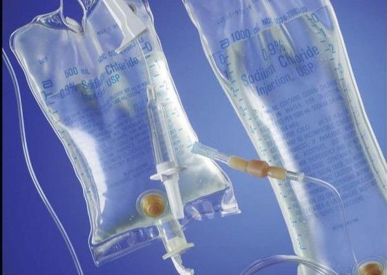 Sac intraveineux résistant aux chocs d'Iv d'hôpital de l'infusion 0.36mm