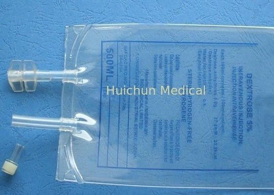 Haute température plastifiant des sacs d'infusion de PVC 1000ml