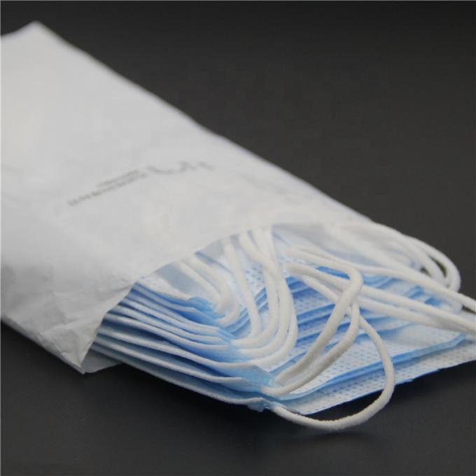 Doucement les masques chirurgicaux jetables non tissés 3 de consommables manient le visage habilement protecteur